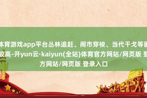 体育游戏app平台丛林追赶、闹市穿梭、当代干戈等画面质地较高-开yun云·kaiyun(全站)体育官方网站/网页版 登录入口